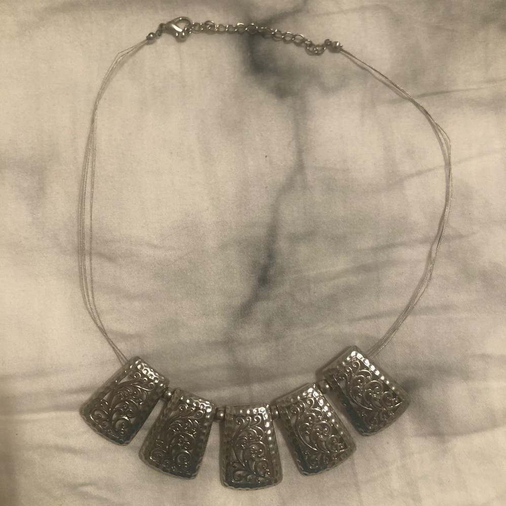 Bulky Silver Necklace